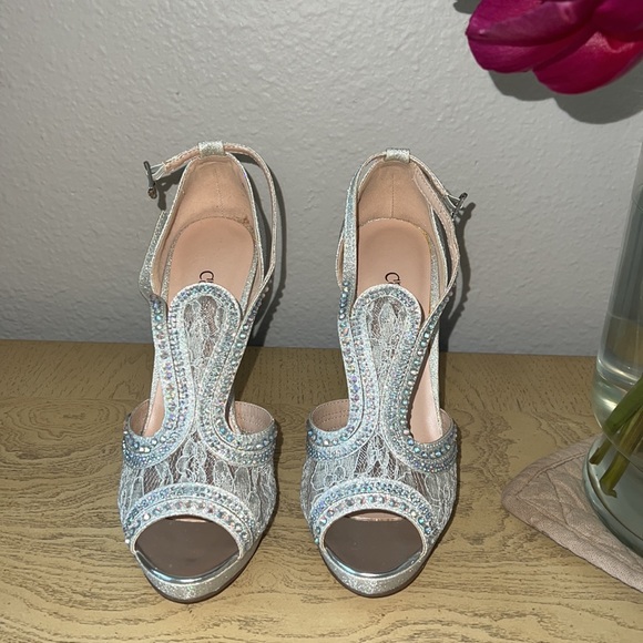 Cathy Jean Shoes - Cathy Jean Sliver heels